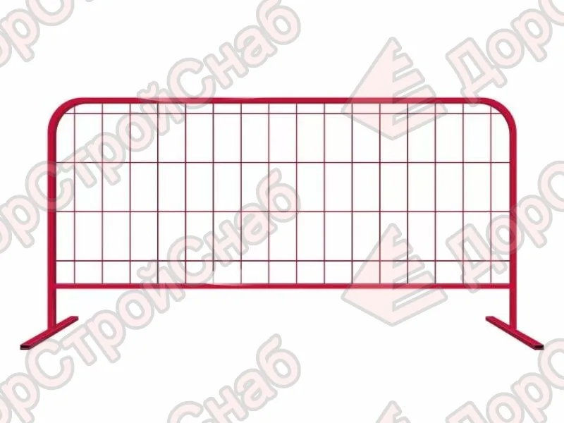 Строительное ограждение СО-4 «Стандарт» (1200х2000 мм)