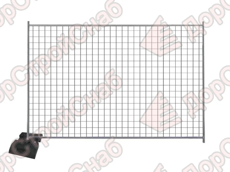 Строительное ограждение СО-1 «Стандарт» (2000х3000 мм)
