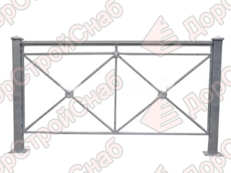 Пешеходное ограждение ПО-1 «Крест» тип 2 -Лайт (80х950х2000 мм)