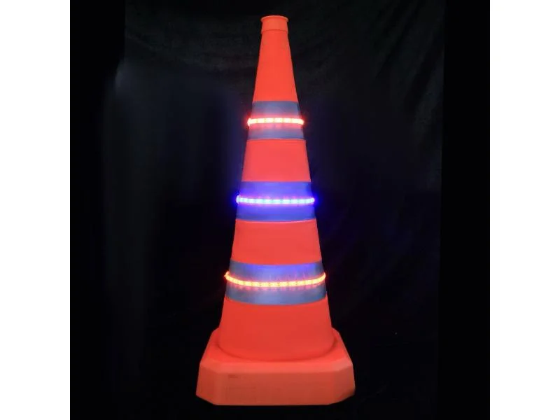 РАСКЛАДНОЙ  дорожный конус 296х296х700 мм, пластик