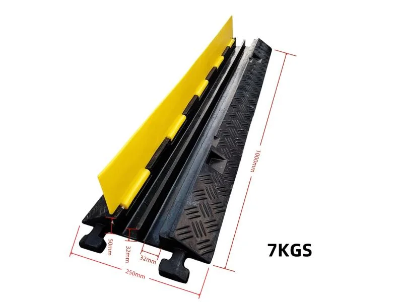 Кабельный канал 1000х250х50мм, два канала, резина, 7 кг