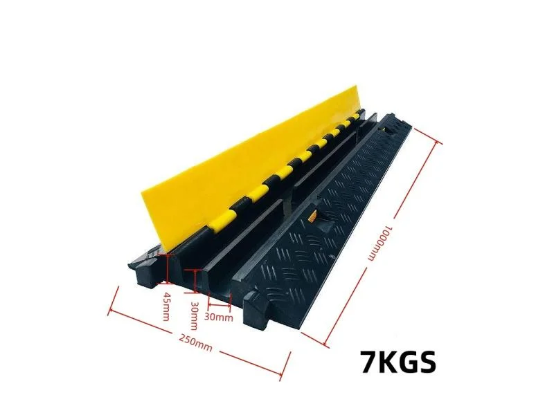 Кабельный канал 1000х250х45мм, два канала, резина, 7 кг