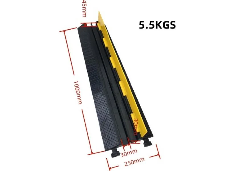 Кабельный канал 1000х250х45мм, два канала, резина, 5,5 кг