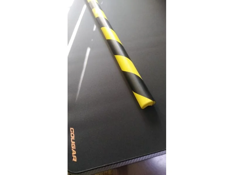 Демпфер угловой гибкий из вспененного полиэтилена, круглый, разрез 2смх2 см