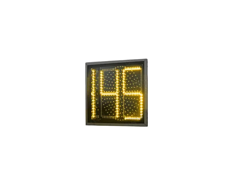 Секция светофора желтая с ТООВ 300КЛ (ультратонкий корпус),370х390х42мм